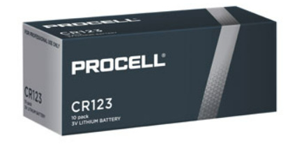 DURACELL PROCELL 3V CR123 -BOX(180)